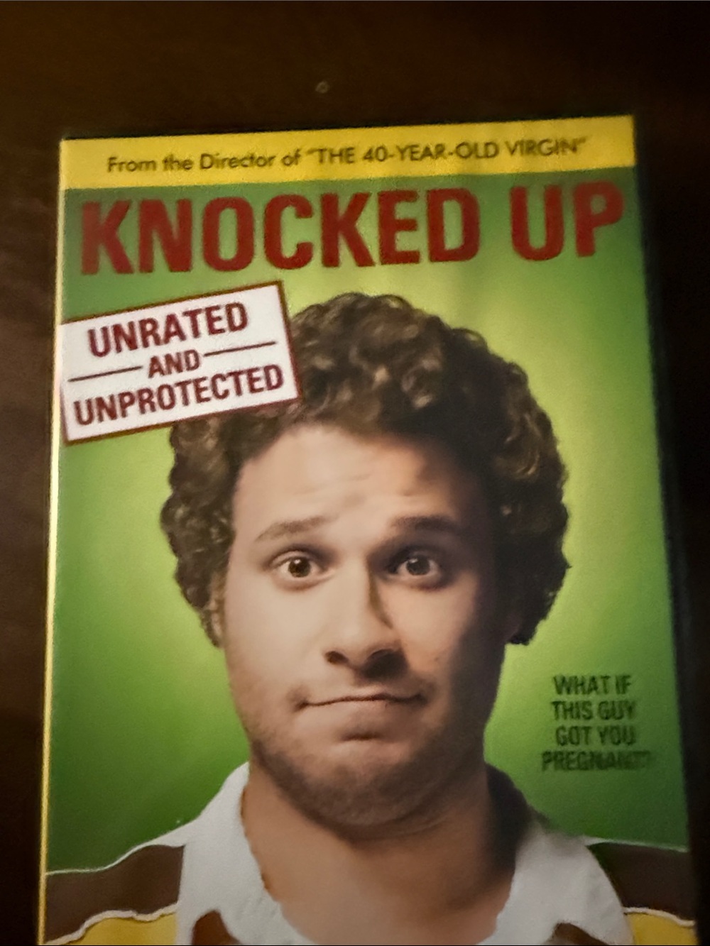 Green 'Knocked Up' DVD Movie - Unrated and Unprotected